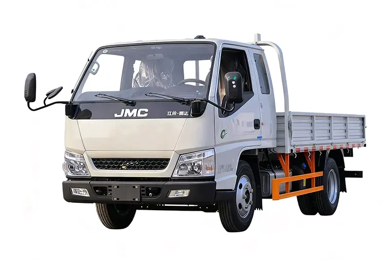 Camión de plataforma con tableros laterales