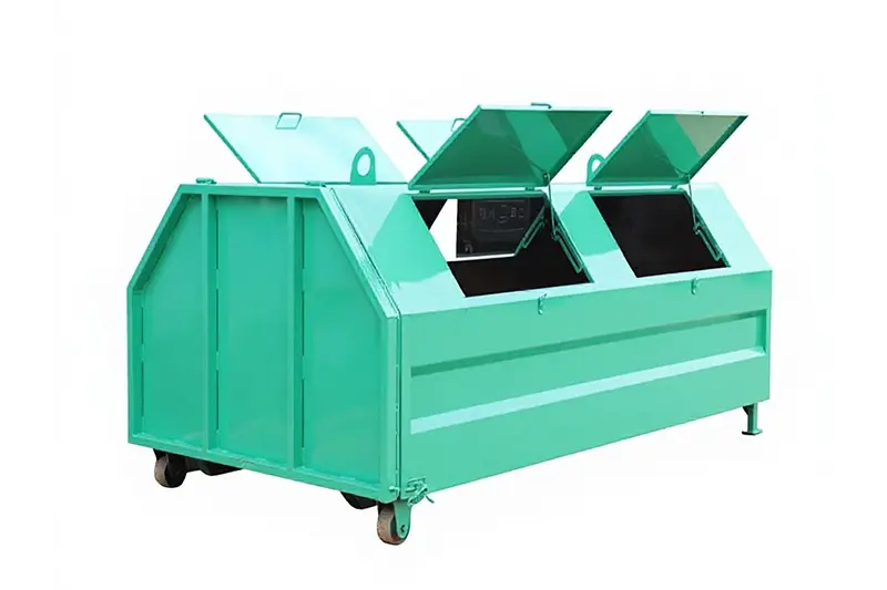 Contenedor de basura tipo brazo con gancho