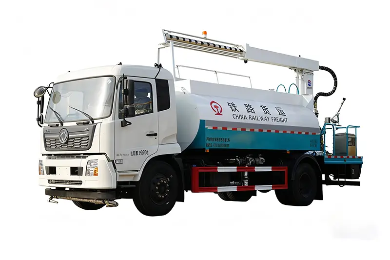 Camión de supresión de polvo ferroviario